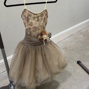 Charming Floral Kids Dance Costume